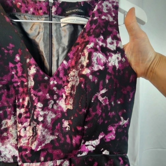 CAROLINA Herrera cocktail dress size M(by measurements) in VGUC - Picture 3 of 13